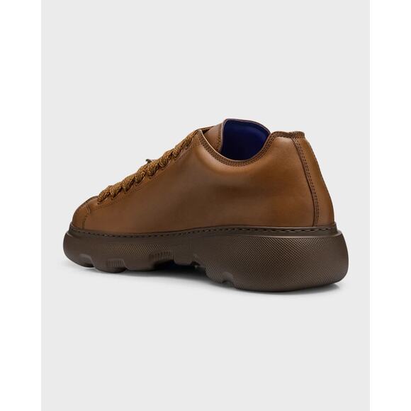 NIB BURBERRY RANGER DARK BROWN LEATHER LACE UP HIKING BOOTS US 9.5 42.5 IT $1K - Picture 8 of 16